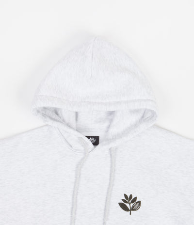 Magenta Terry Plant Hoodie - Ash