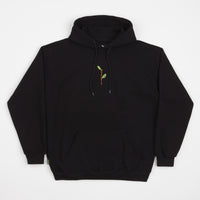 Magenta Tree Plant Hoodie - Black thumbnail