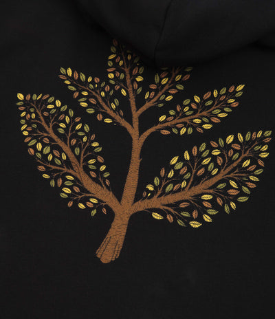 Magenta Tree Plant Hoodie - Black