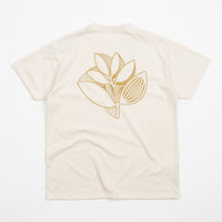 Magenta Trippy Plant T-Shirt - Natural thumbnail