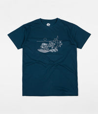 Magenta Whale T-Shirt - Navy