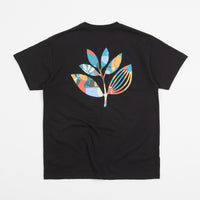 Magenta Wild Horses Plant T-Shirt - Black thumbnail