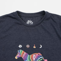 Magenta Zebra T-Shirt - Navy thumbnail