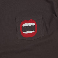 Mollusk Big Mouth T-Shirt - Faded Black thumbnail