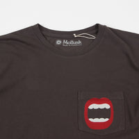 Mollusk Big Mouth T-Shirt - Faded Black thumbnail