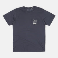 Mollusk Gentleman Shaka T-Shirt - Faded Navy thumbnail