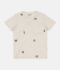 Mollusk Hemp Cactus Garden T-Shirt - Natural