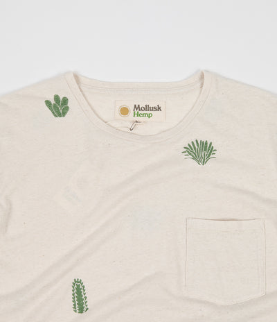 Mollusk Hemp Cactus Garden T-Shirt - Natural