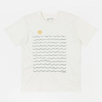 Mollusk Here Comes The Ocean T-Shirt - Super Natural thumbnail