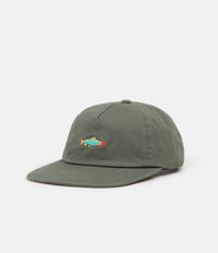 Mollusk Hot Salmon Polo Cap - Mash Green