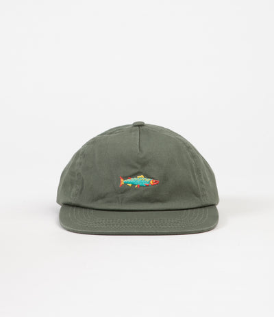 Mollusk Hot Salmon Polo Cap - Mash Green