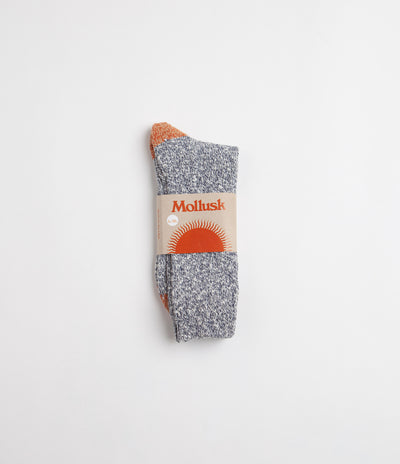 Mollusk Marled Utility Socks - Blue Jean