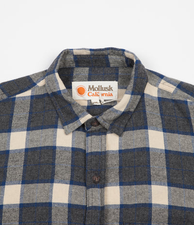 Mollusk One Pocket Shirt - Blue Plaid