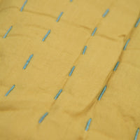 Mollusk Quilted Blanket - Mustard / Moss thumbnail