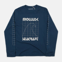 Mollusk Seacraft Long Sleeve T-Shirt - Navy Indigo thumbnail