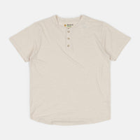 Mollusk Short Sleeve Henley T-Shirt - Natural thumbnail