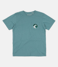 Mollusk Small Wave T-Shirt - Washed Sapphire