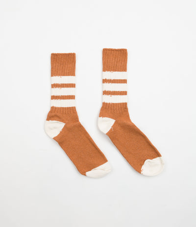 Mollusk Utility Socks - Orange Earth