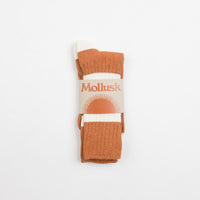 Mollusk Utility Socks - Orange Earth thumbnail