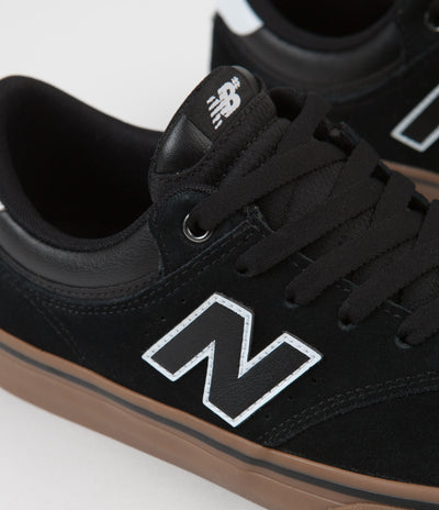 New Balance Numeric 255 Shoes - Black / Gum