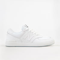 New Balance All Coasts 574 Shoes - White / White thumbnail