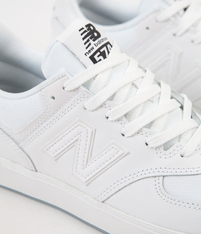 New Balance All Coasts 574 Shoes - White / White