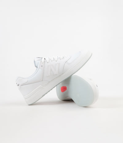 New Balance All Coasts 574 Shoes - White / White