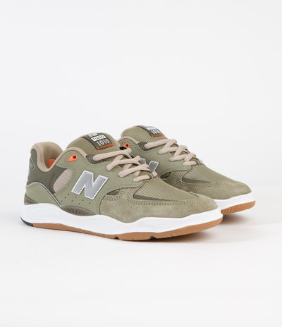 New Balance Numeric 1010 Tiago Lemos Shoes - Olive / White