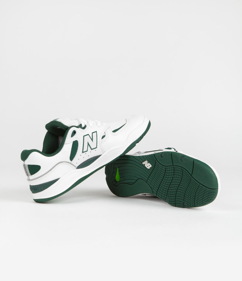 New Balance Numeric 1010 Tiago Lemos Shoes - White / Green | Flatspot
