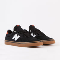 New Balance Numeric 255 Shoes - Black / Gum / Red thumbnail