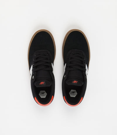 New Balance Numeric 255 Shoes - Black / Gum / Red