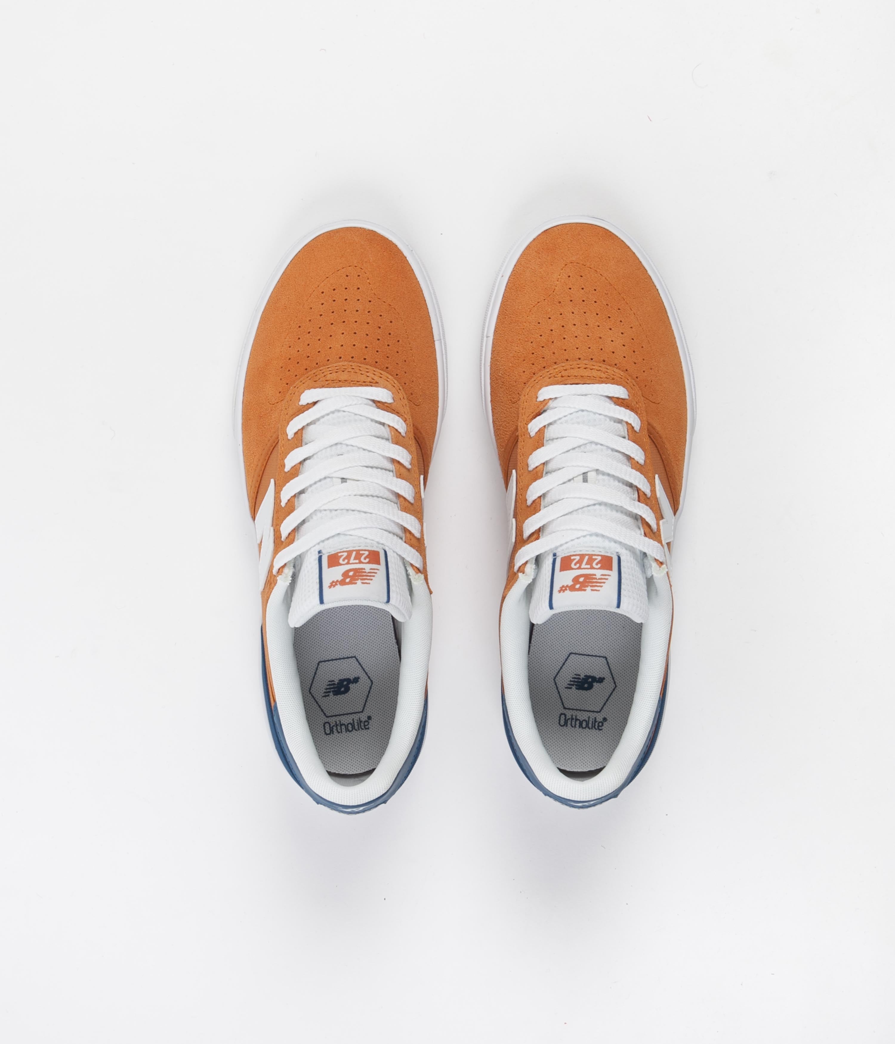 New Balance Numeric 272 Shoes - Orange / Blue / White | Flatspot