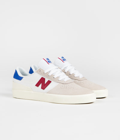 New Balance Numeric 272 Shoes - Sea Salt / Red