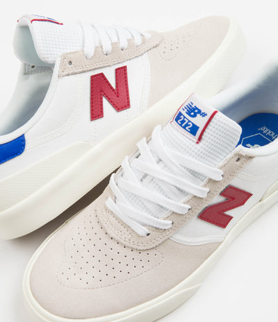 New Balance Numeric 272 Shoes - Sea Salt / Red