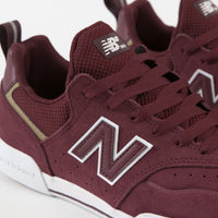 New Balance Numeric 288 Sport Shoes - Burgundy thumbnail