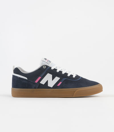 New Balance Numeric 306 Jamie Foy Shoes - Navy / Pink