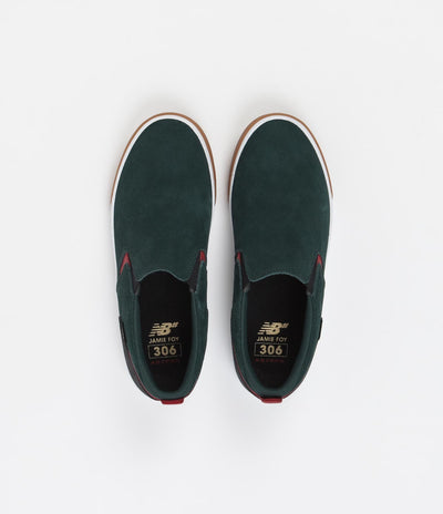 New Balance Numeric 306 Jamie Foy Slip On Shoes - Green / Black