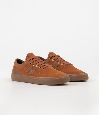 New Balance Numeric 379 Shoes - Brown / Gum - Jake Hayes