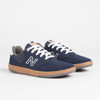 New Balance Numeric 425 Shoes - Navy / Atomic Yellow thumbnail