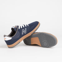 New Balance Numeric 425 Shoes - Navy / Atomic Yellow thumbnail