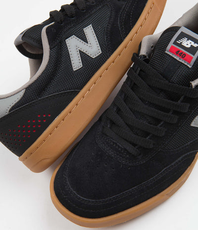 New Balance Numeric 440 Shoes - Black / Grey / Gum