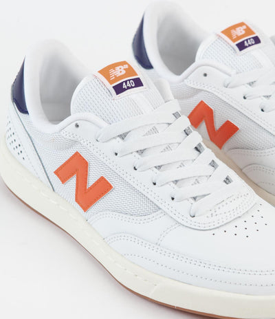 New Balance Numeric 440 Shoes - White / Orange