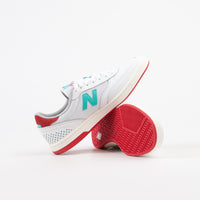 New Balance Numeric 440 Tom Knox Shoes - White / Sea Salt / Turquoise / Red thumbnail