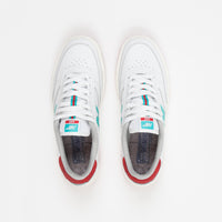 New Balance Numeric 440 Tom Knox Shoes - White / Sea Salt / Turquoise / Red thumbnail