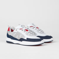 New Balance Numeric 808 Tiago Lemos Shoes - White / Navy thumbnail