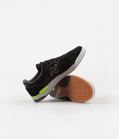 New Balance Numeric 913 Shoes - Black / Hi Lite