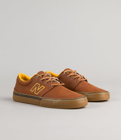 New Balance Numeric Brighton 344 Shoes - Brown / Gum