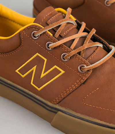 New Balance Numeric Brighton 344 Shoes - Brown / Gum