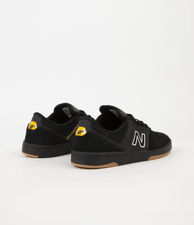 New Balance Numeric PJ Ladd 533 Shoes - Black / Gold Rush