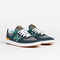 New Balance Numeric Pro Court 574 Shoes - Phantom / Aqua Green thumbnail